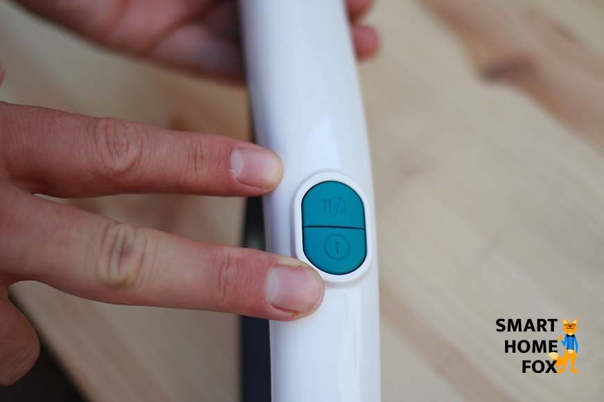 Schalter für die Saugstufen des Leifheit Regulus Aqua PowerVac